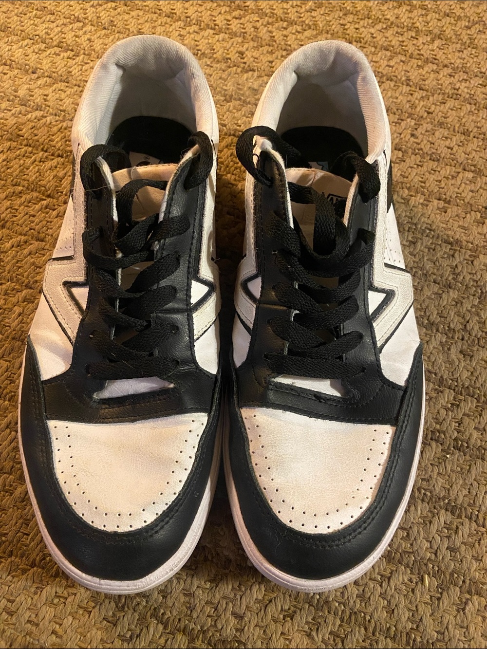 Vans Black and White Low-Top Sneakers